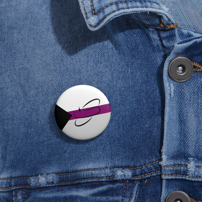 Demisexual Flag Pin Button