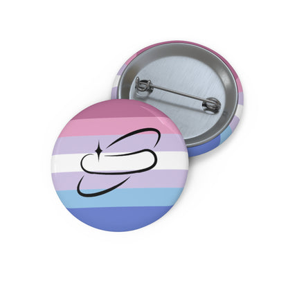 Bigender Flag Pin Button