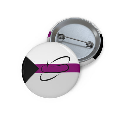 Demisexual Flag Pin Button
