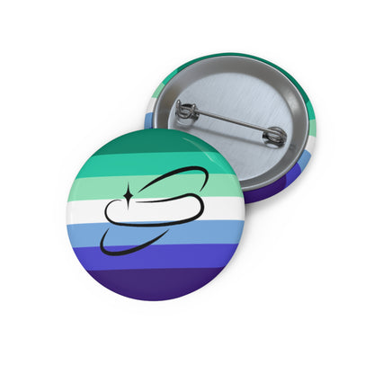 Gay Flag Pin Button
